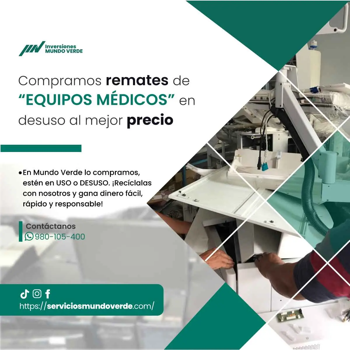 Reciclaje inteligente con pago inmediato