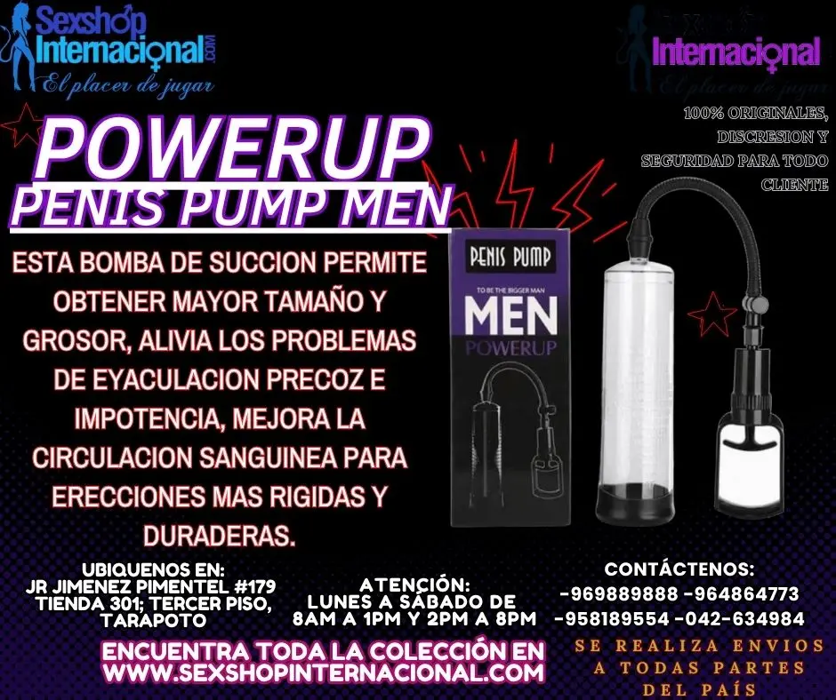  BOMBA DE SUCCION ESTIMULADOR DE LA ZONA INTIMA MASCULINA PARA MAYOR TAMAÑO Y GROSOR