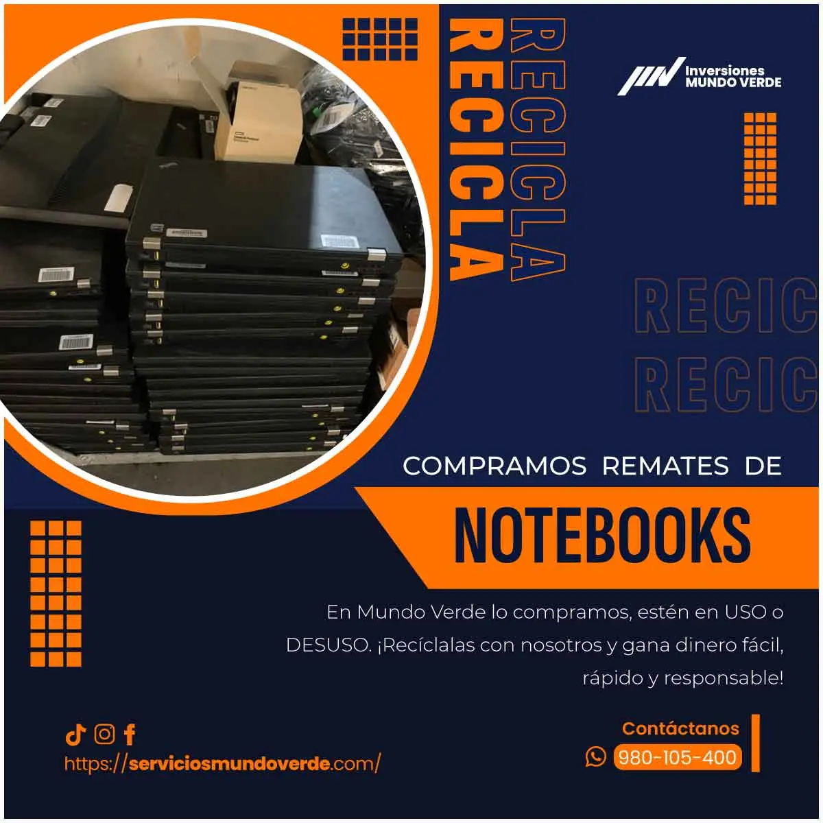 Compramos tus notebooks en desuso estén operativas o no