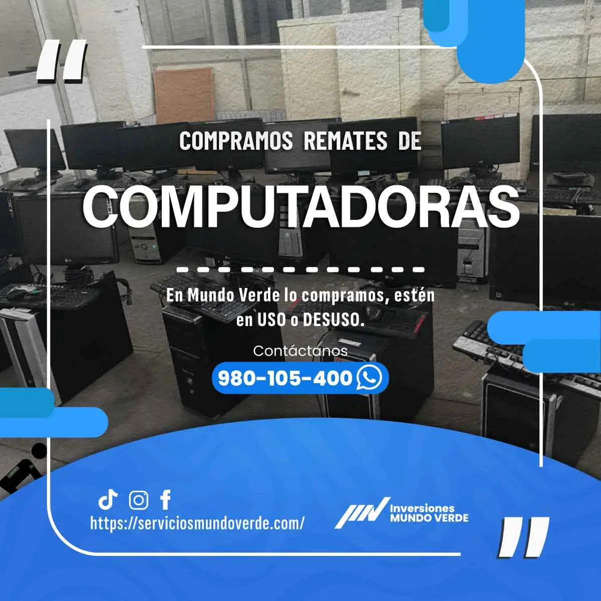  Tienes computadoras que ya no usas 