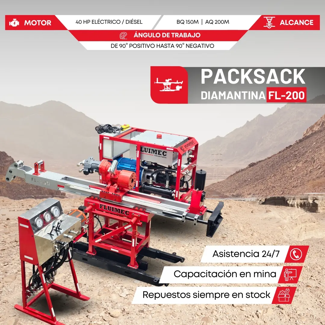 PACKSACK DIAMANTINA FL-200 TRABAJOS EN SIUPERFICIE 