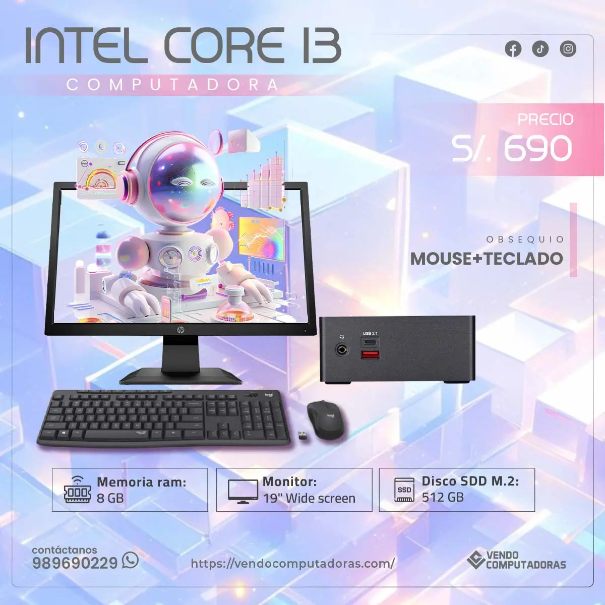 Computadora funcional a bajo costo