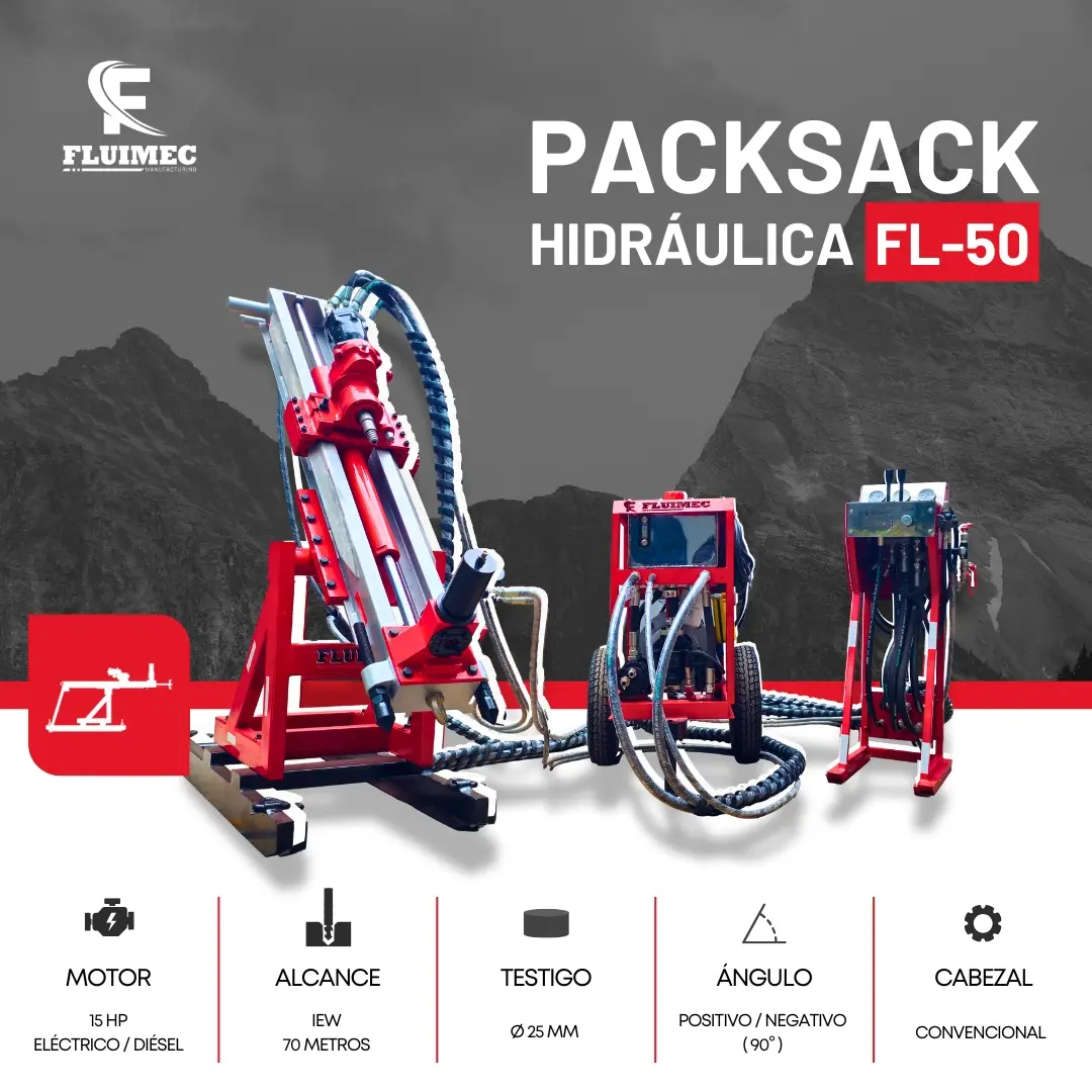  PACKSACK HIDRÁULICA FL50 equipo para mineria 