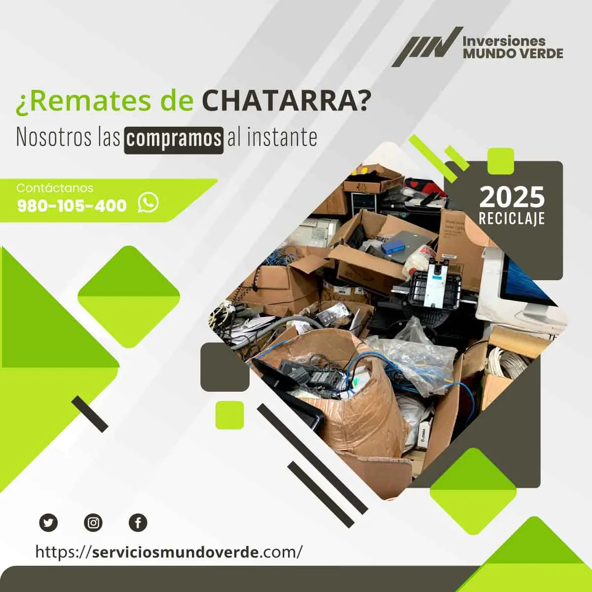 No guardes más lo que ya no usas recíclalo