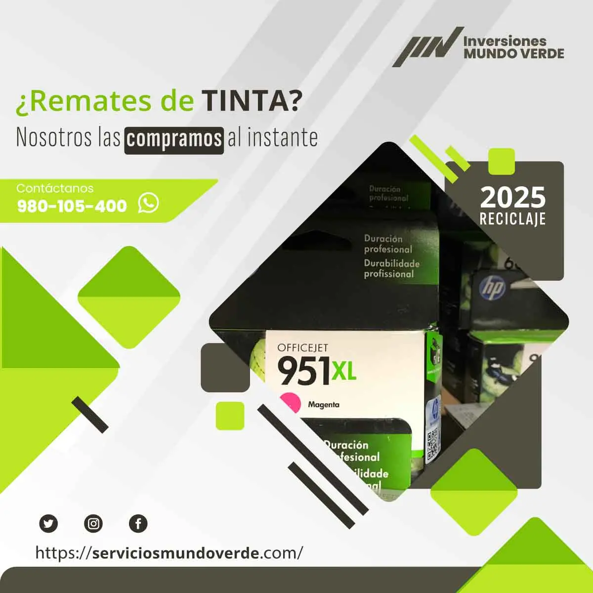 El primer paso al orden es reciclar