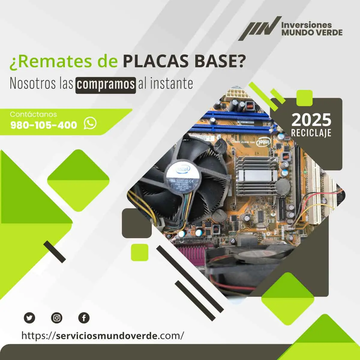 El primer paso al orden es reciclar