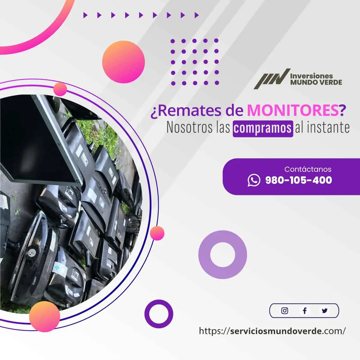  Monitores que ya no usas Nosotros los compramos 