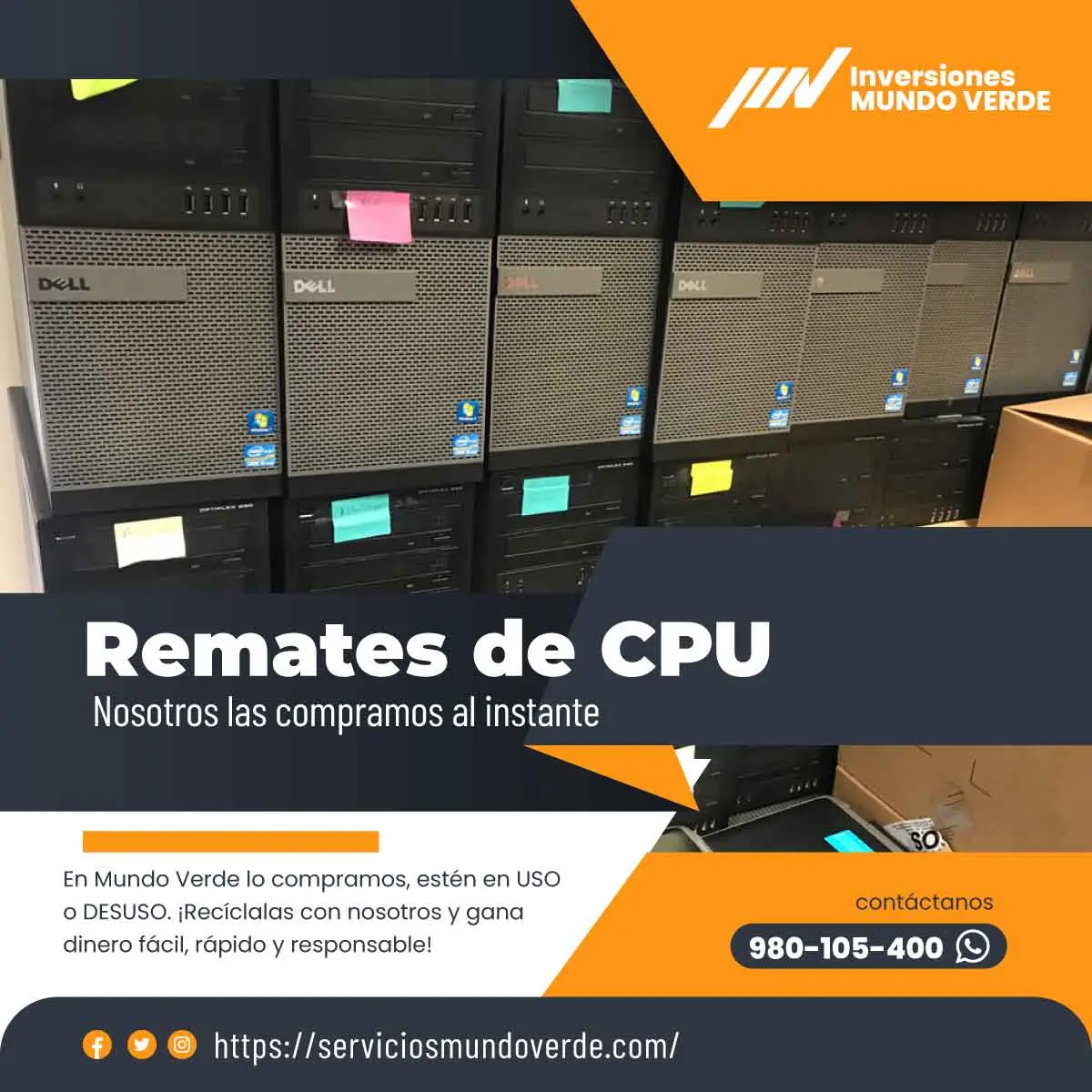  Libérate del desorden tecnológico. Reciclamos por ti 