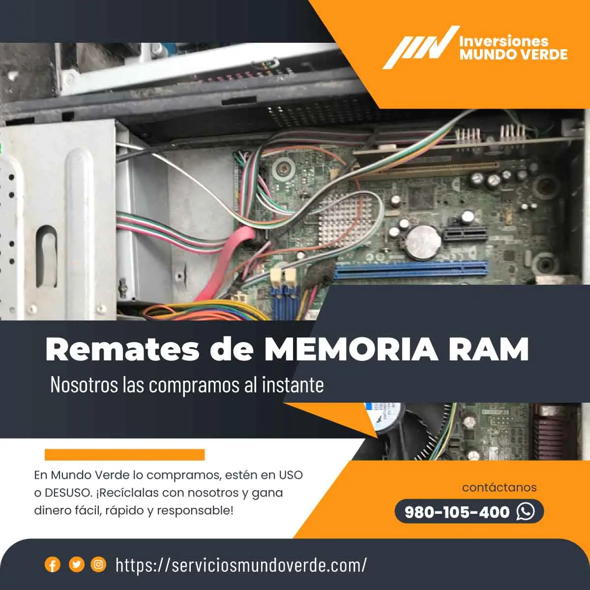 Dile adiós a tus equipos viejos con responsabilidad