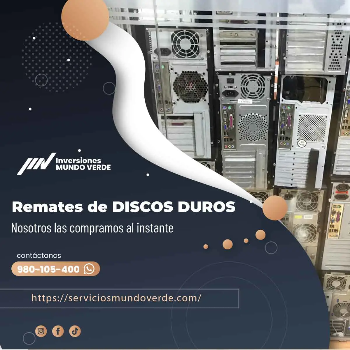  Recojo gratis por cantidad pago justo por tu tecnología