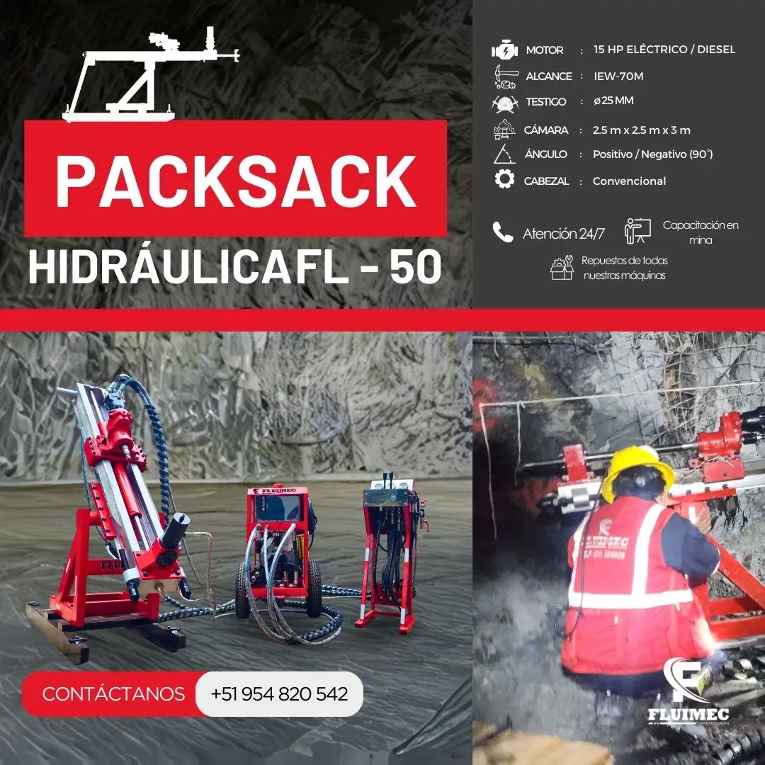 PACKSACK HIDRÁULICA FL50 Trabajos en superficie 