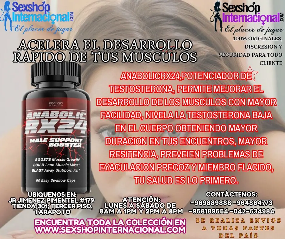 ACELERA TODO EL PROCEDIMIENTO Y OBTEN RAPIDO TU CUERPO FITNESS CON ANABOLIC RX 24