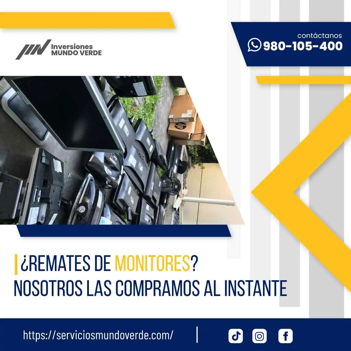 Compramos monitores en desuso Fácil rápido y ecológico 