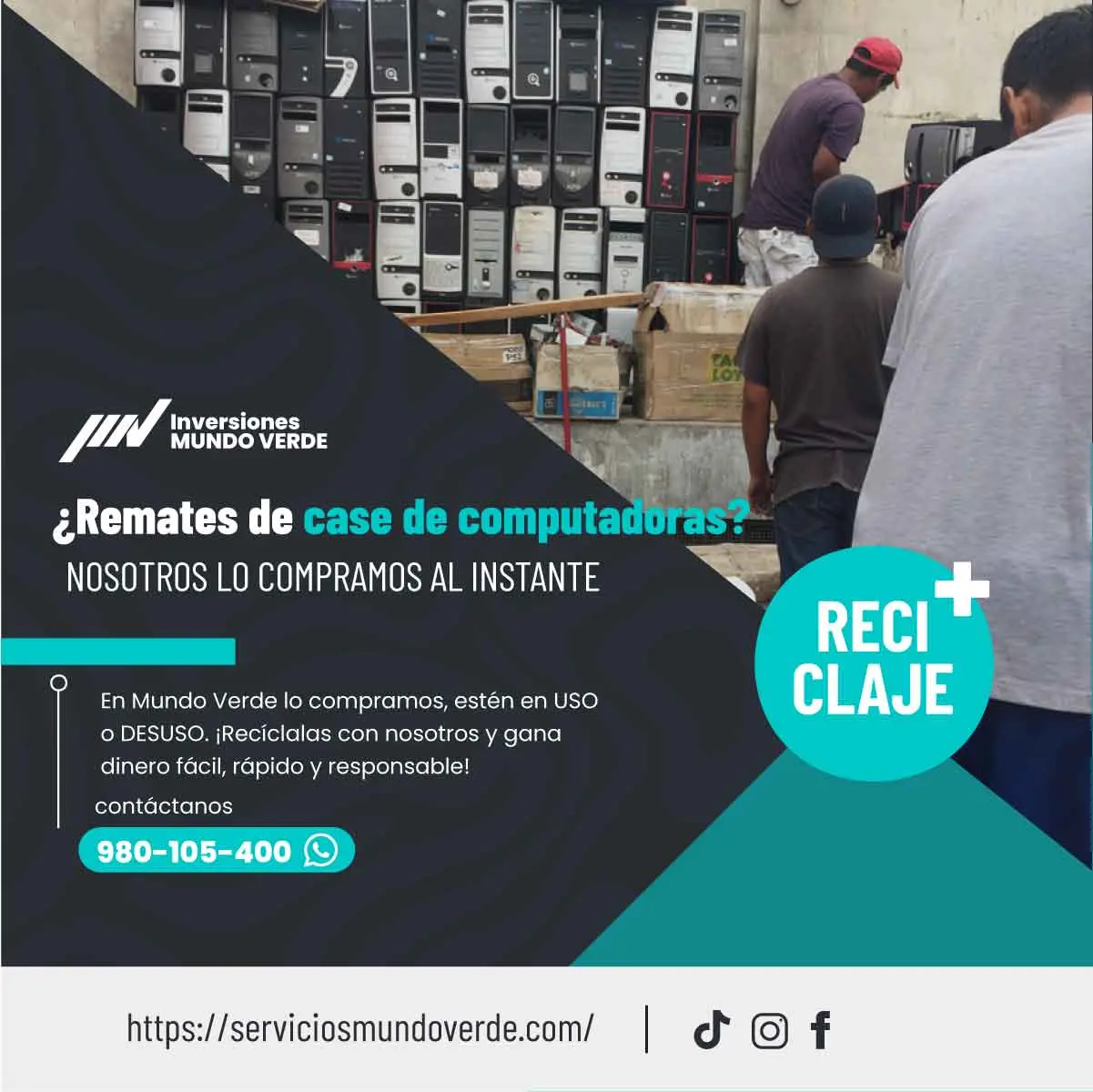 Libérate del desorden nosotros lo reciclamos