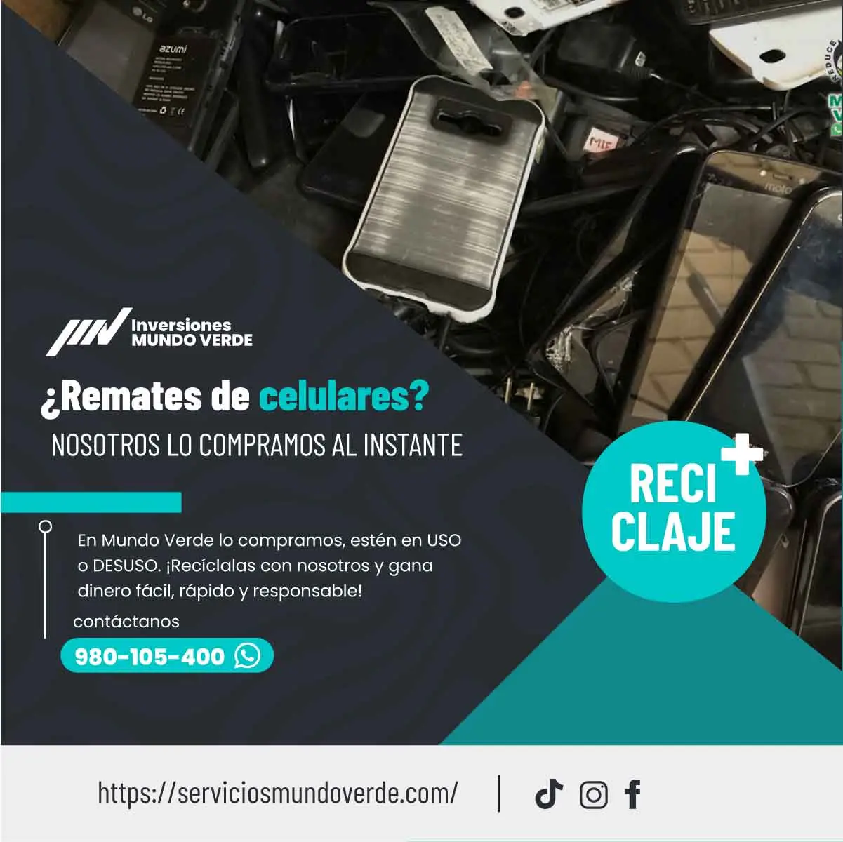 Libérate del desorden nosotros lo reciclamos