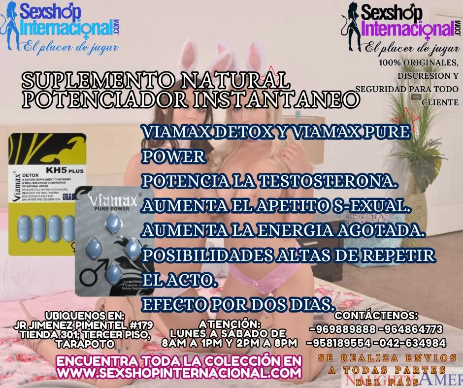 SUPLEMENTO NATURAL POTENCIADOR INSTANTANEO PARA TU MOMENTO EN PAREJA