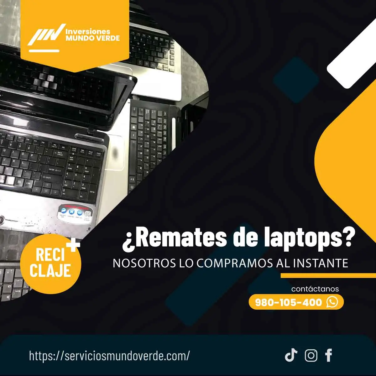  Compramos tus laptops usadas o en desuso 