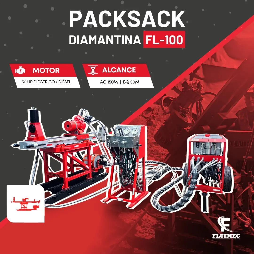 PACKSACK DIAMANTINA FL100 equipo para mineria 