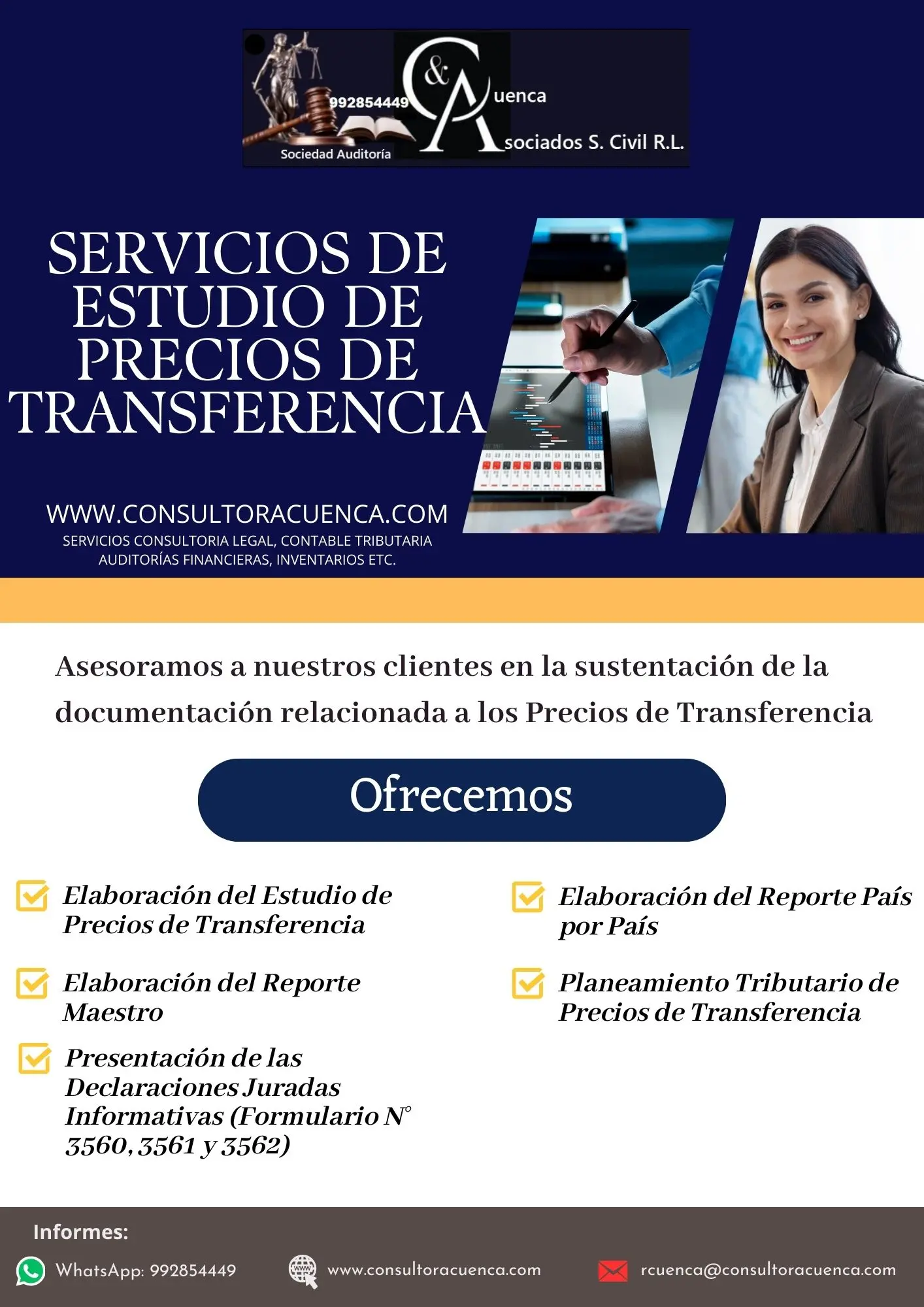 SERVICIOS DE ESTUDIO DE PRECIOS DE TRANSFERENCIA