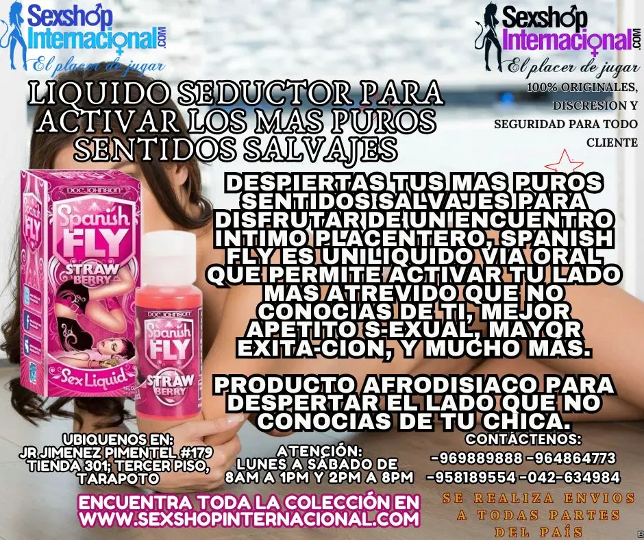 LIQUIDO SEDUCTOR PARA ACTIVAR LOS MAS PUROS SENTIDOS SALVAJES