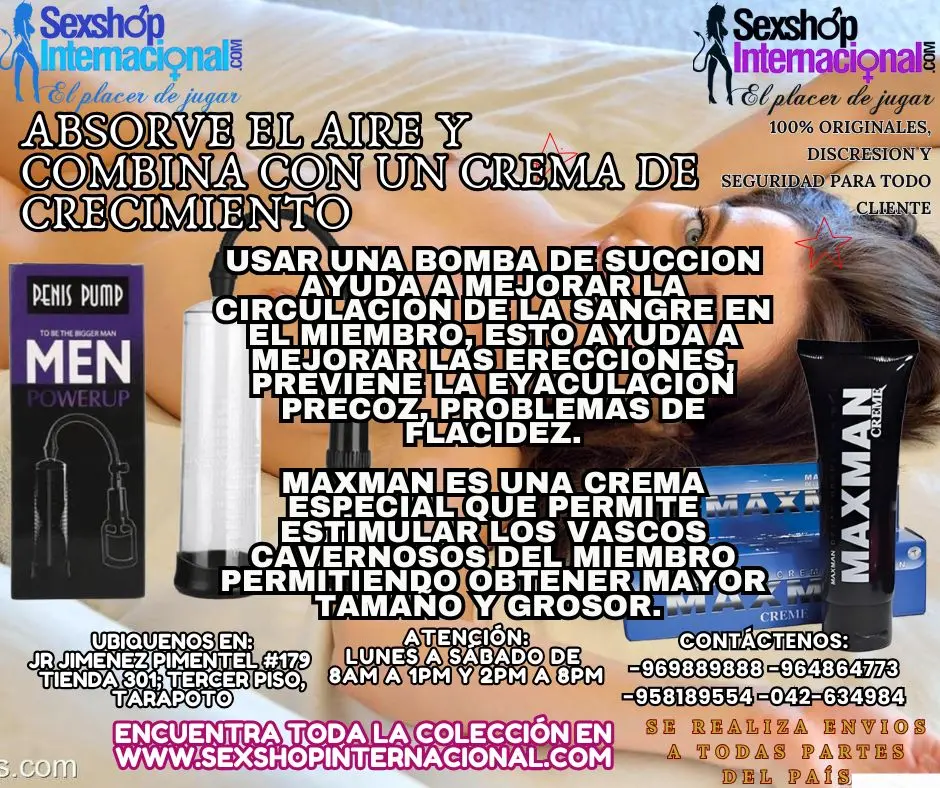 ABSORVE EL AIRE Y COMBINA CON UNA CREMA DE CRECIMIENTO Y DESARROLLO