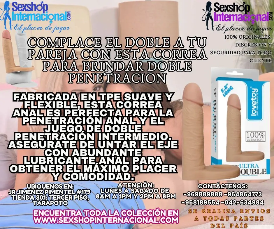 COMPLACE CADA FETICHE QUE PUEDA TENER TU PAREJA CON ESTE JUGUETE ESPECIAL