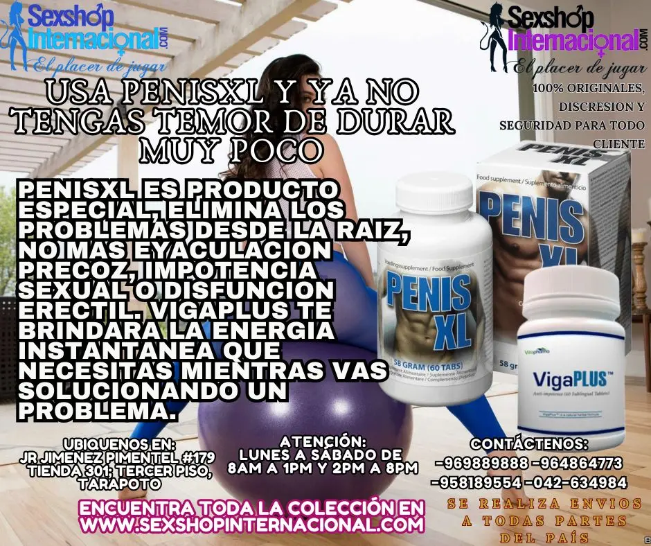 USA PENISXL Y YA NO TENGAS TEMOR DE DURAR MUY POCO