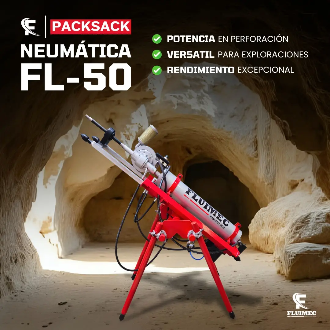 PACKSACK NEUMÁTICA FL50 equipo para mineria 