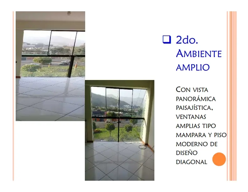 VENTA DPTO-OFICINA VISTA PANORAMICA EN JAVIER PRADO ESTE JUNTO A LA MOLINA