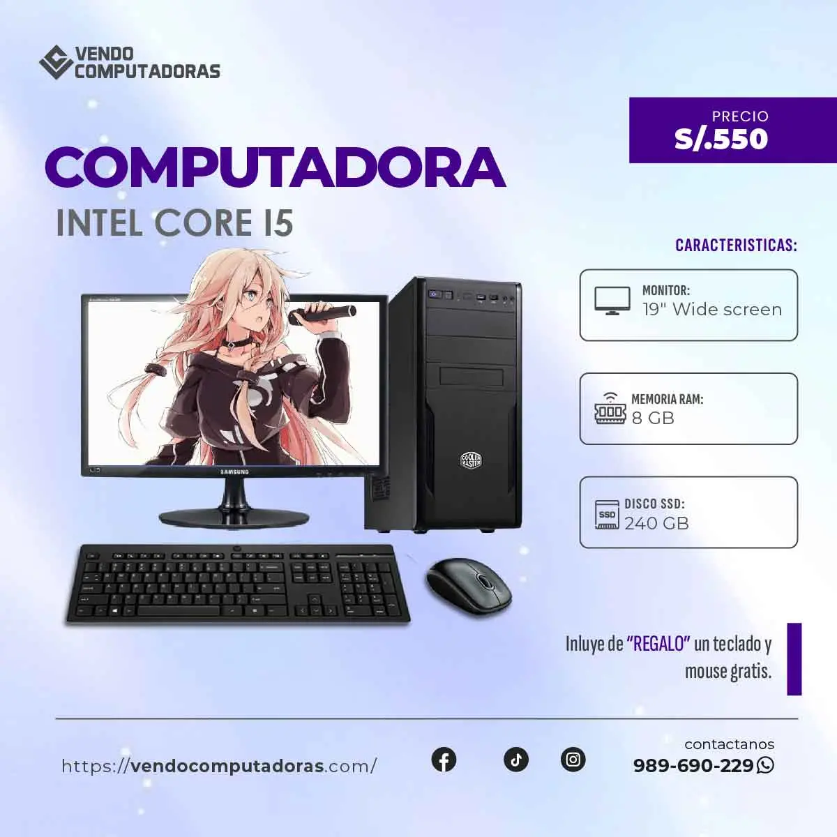  Computadoras listas para rendir al máximo