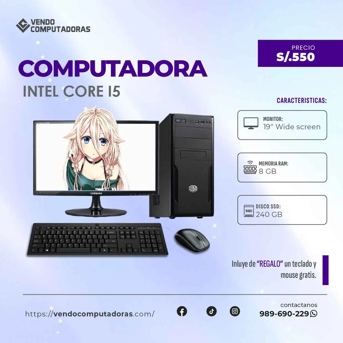  Computadoras listas para rendir al máximo