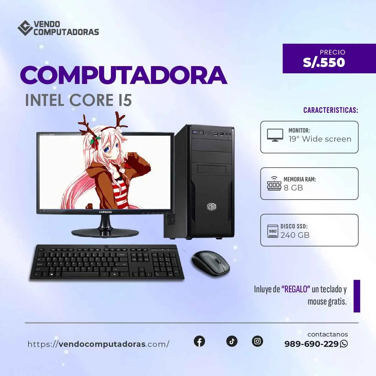  Computadoras listas para rendir al máximo