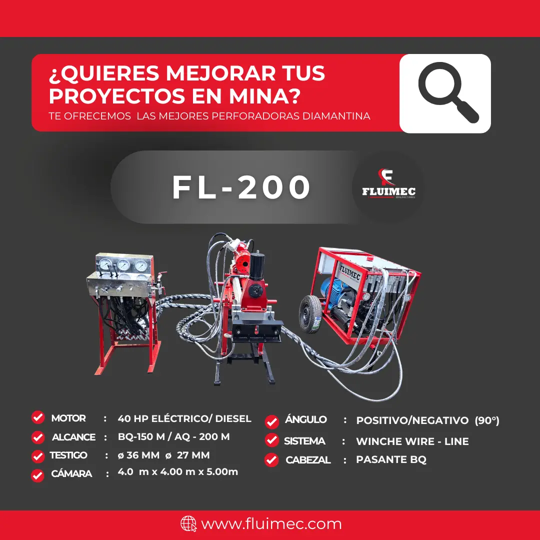 PACKSACK DIAMANTINA FL-200 equipo para mineria 