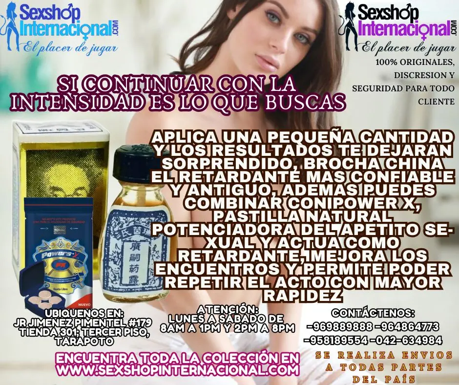 SI CONTINUAR CON LA INTENSIDAD ES LO QUE BUSCAS BROCHA CHINA Y POWER X