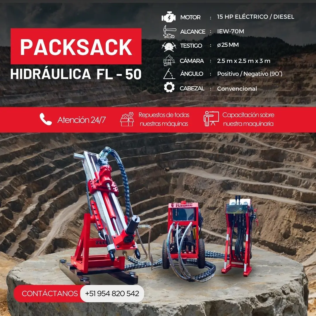 PACKSACK HIDRÁULICA FL50 mineria 