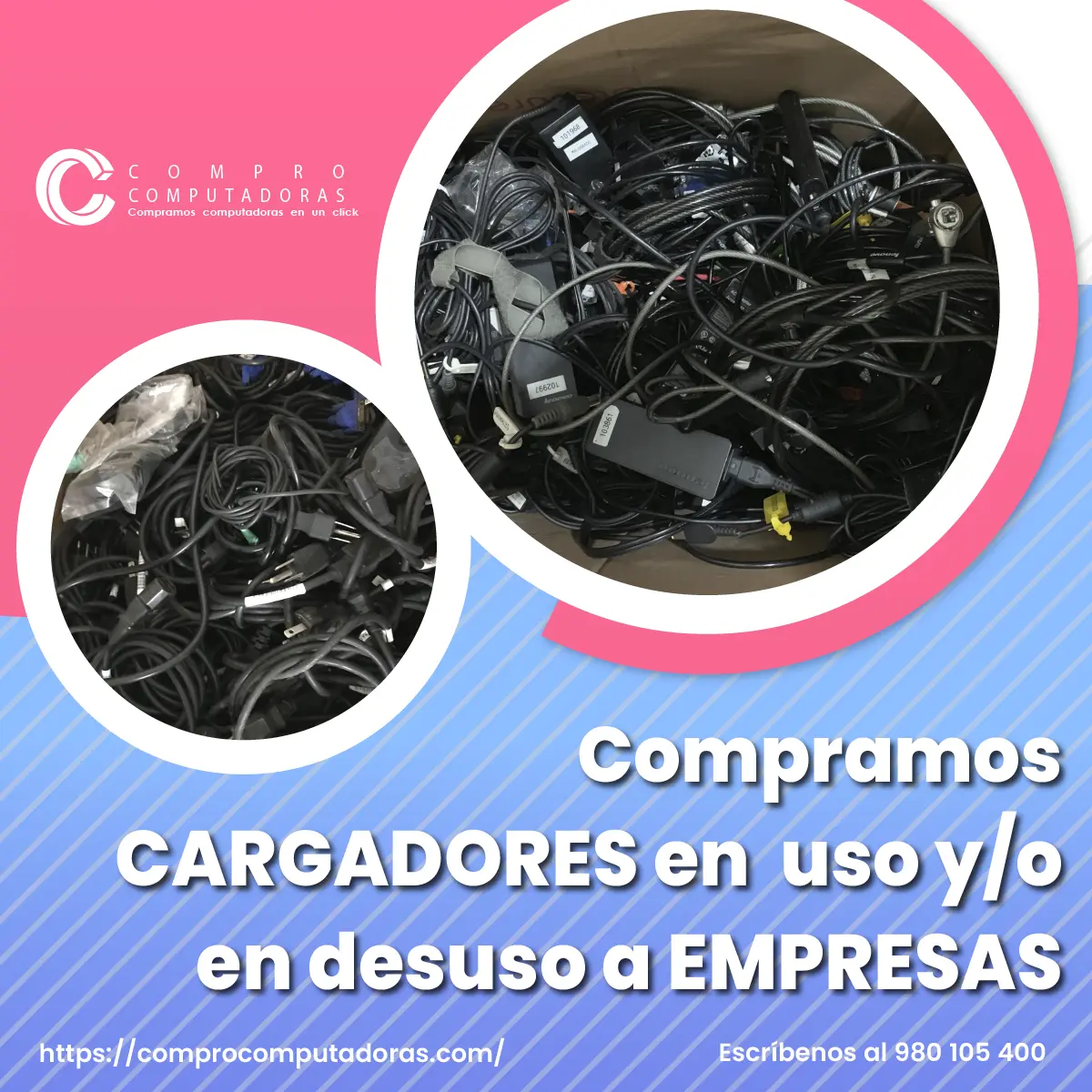 TIENES CARGADORES LO COMPRAMOS 