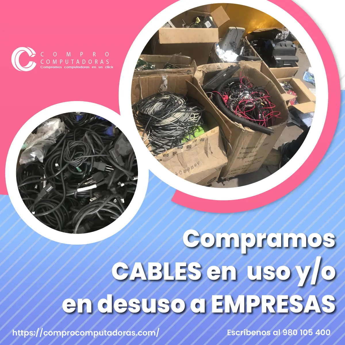 TIENES CABLES ELECTRICOS EN DESUSO LO COMPRAMOS 