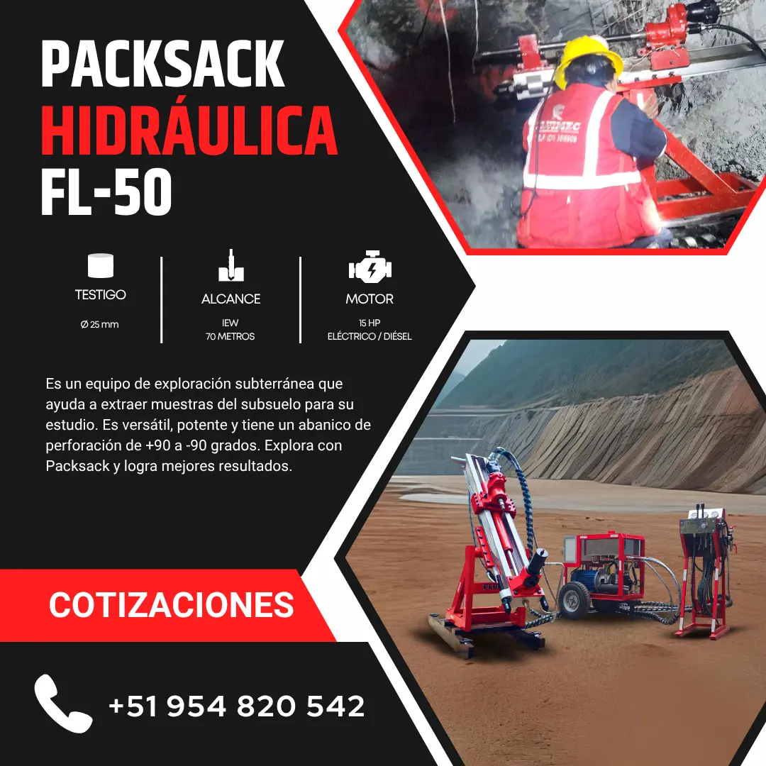  PACKSACK HIDRÁULICA FL50 mineria 