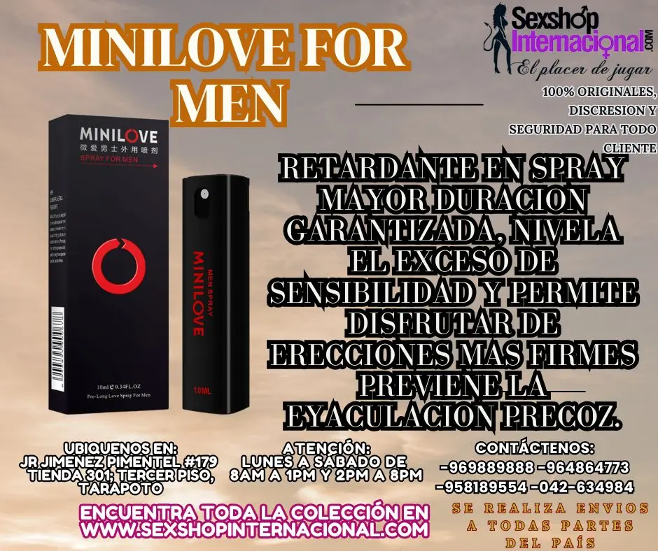RETARDANTE MINILOVE DURACION LARGA GARANTIZADA EN TARAPOTO SEXTOYS
