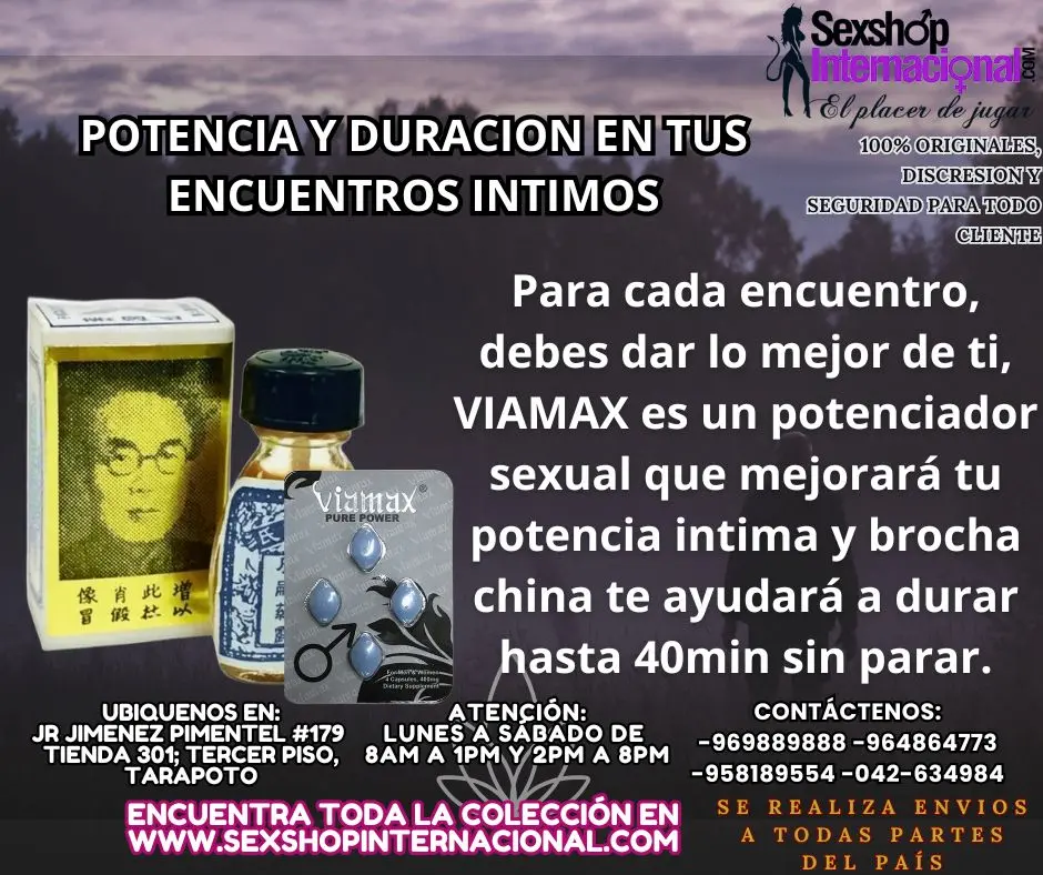 POTENCIADOR INTIMO Y RETARDANTES GARANTIZADOS EN TARAPOTO SEXTOYS