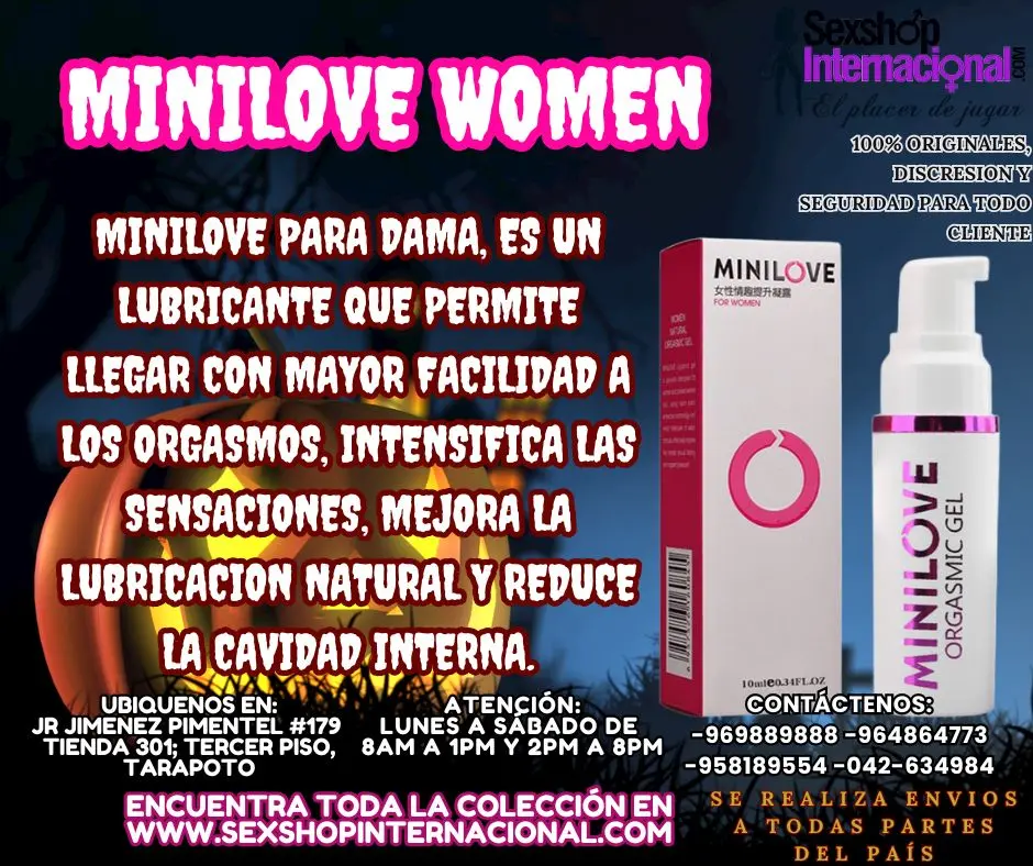LUBRICANTE INTENSIFICADOR DE ORGASMOS MINILOVE TARAPOTO SEXTOYS