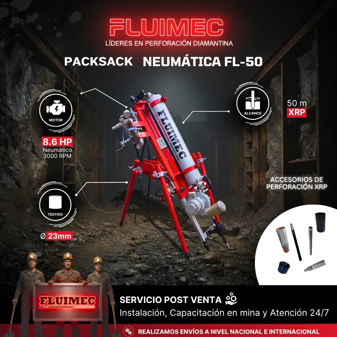 PACKSACK NEUMÁTICA FL - 50 mineria 