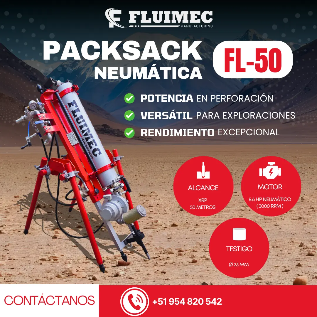 PACKSACK NEUMÁTICA FL - 50 ideal para terrenos difíciles 