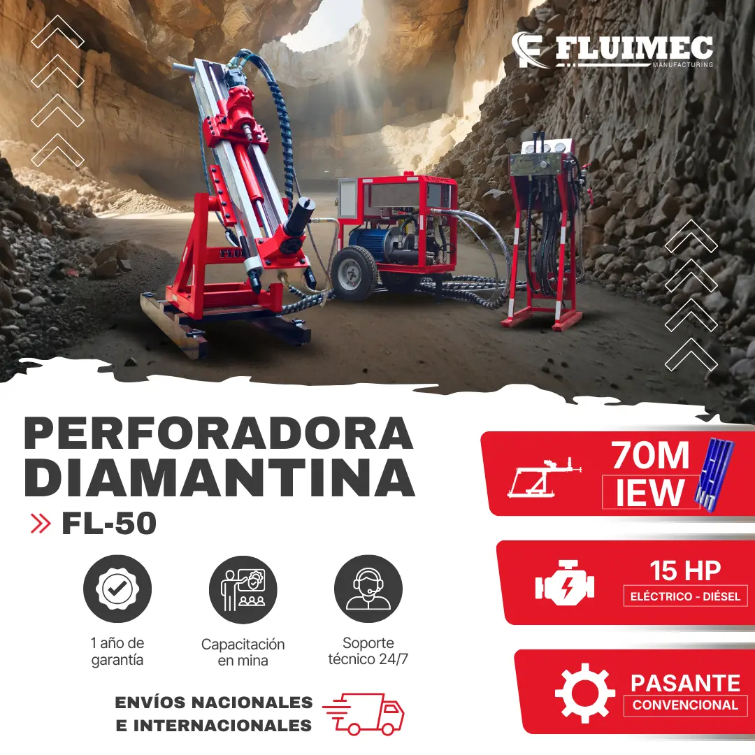 PACKSACK HIDRÁULICA FL-50 trabajos en superficie 