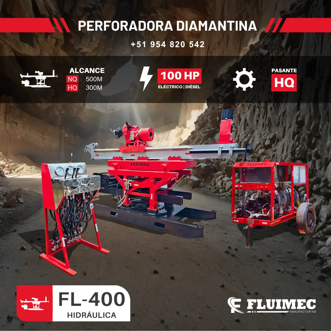 PERFORADORA PACKSACK FL- 400 MINERIA 