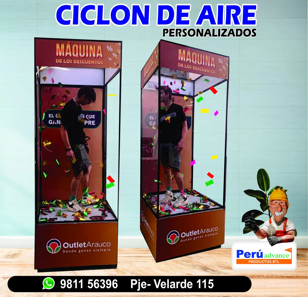 Ciclón de aire para eventos importantes