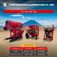 PERFORADORA PACKSACK FL-100 Explora hasta 150 m en AQ y 50 m