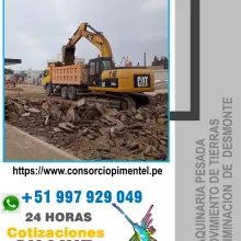 Arequipa Maquinaria Pesada Excavaciones Demoliciones Eliminación de Desmonte 2024