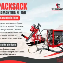 PACKSACK DIAMANTINA FL-150 recupera muestras de calidad 