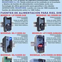 FUENTES PARA MONTAJE EN RIEL DIN